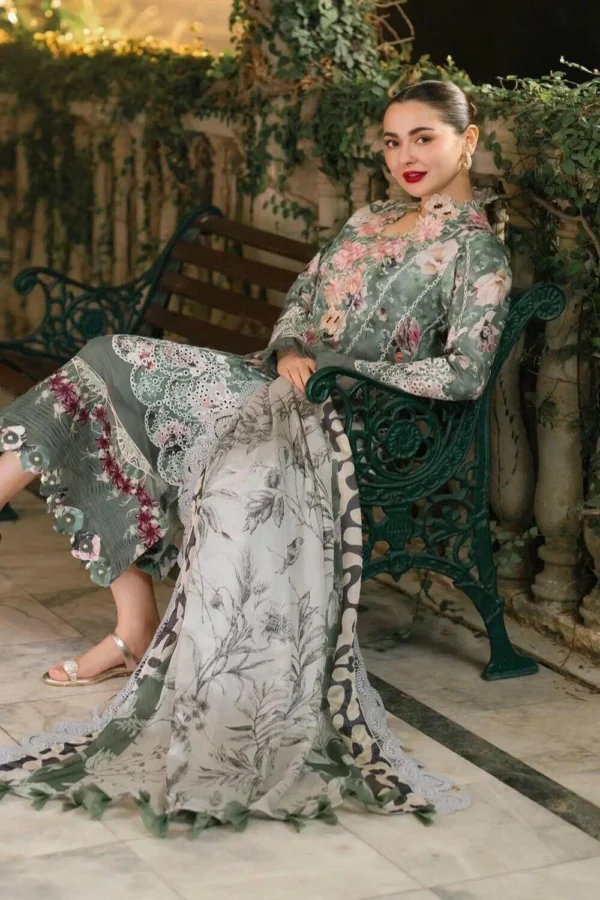 Emerald Garden Printed Lawn Suit