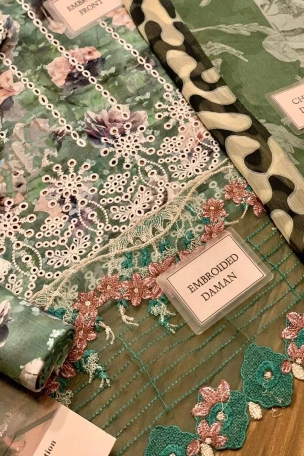 Emerald Garden Printed Lawn Suit - Image 6