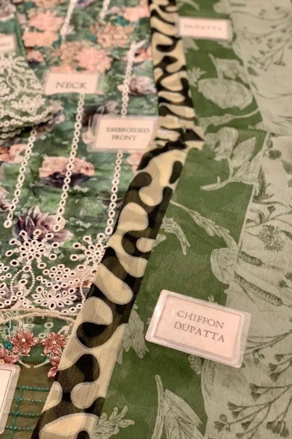 Emerald Garden Printed Lawn Suit - Image 7
