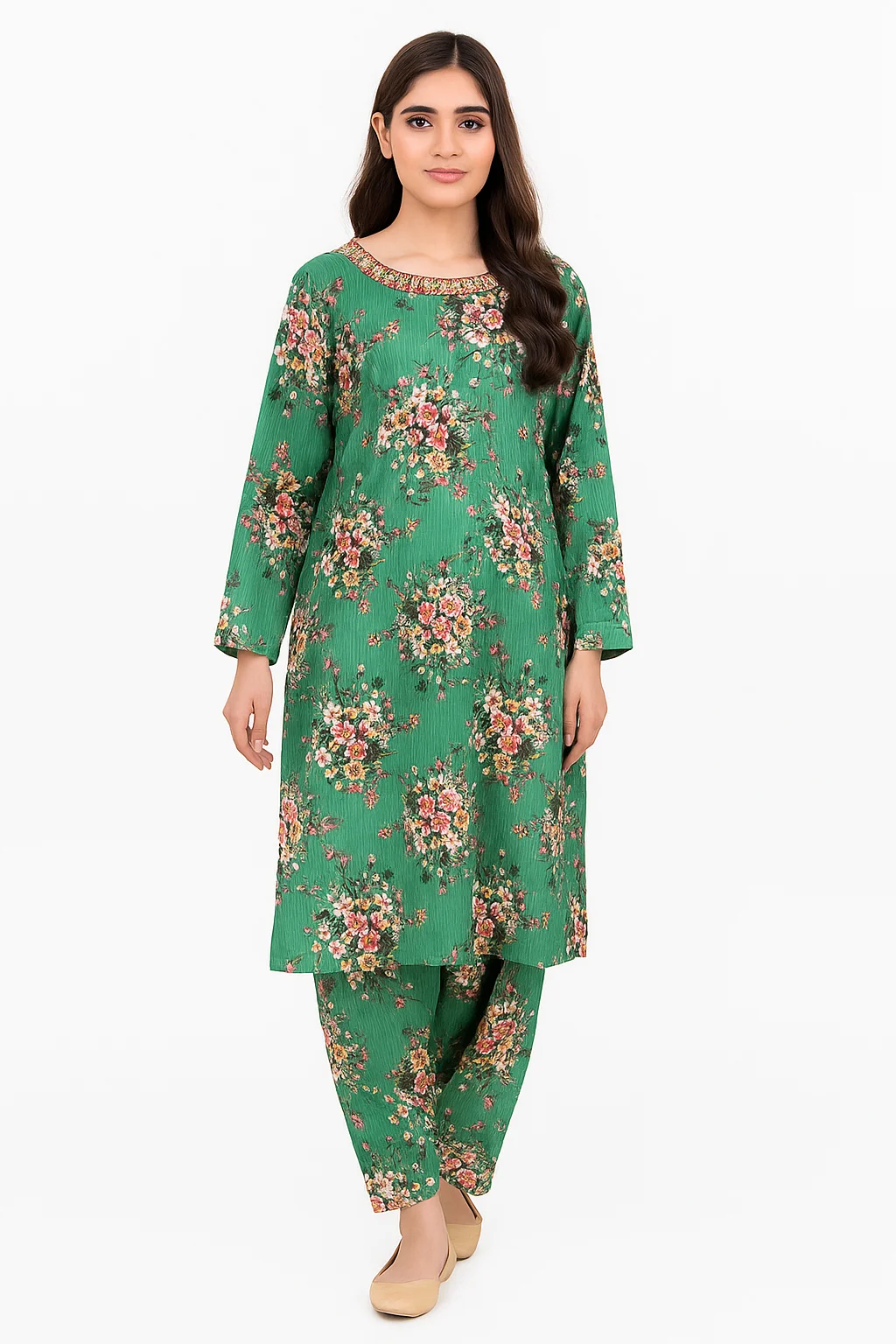 Garden Grace – 2 Piece Unstitched Lawn Suit